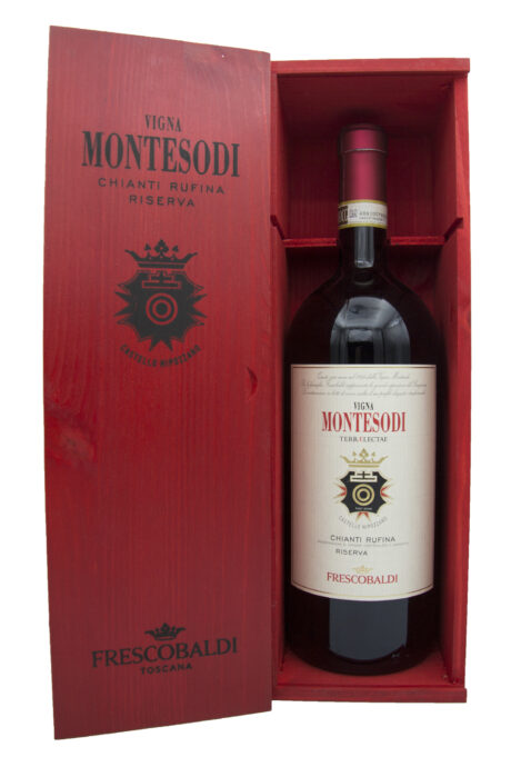 Chianti Rufina Riserva Toscana IGT Montesodi Magnum Cofanetto Legno (Astucciato) - 'Castello di Nipozzano' Frescobaldi