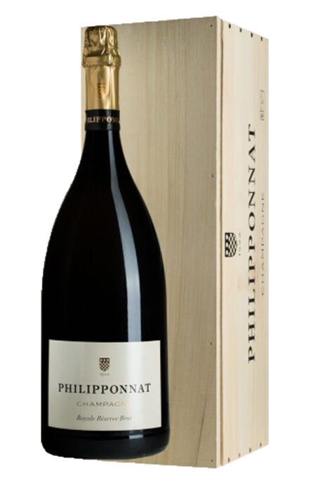Champagne Royale Réserve Jeroboam Brut Cofanetto Legno - Philipponnat