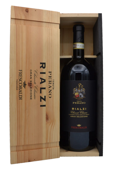 Chianti Classico Gran Selezione Rialzi Magnum Cofanetto Legno (Astucciato) - 'Tenuta Perano' Frescobaldi