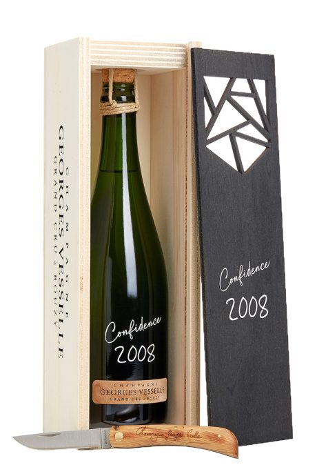Champagne Cuvée Confidence Grand Cru Brut Nature Cofanetto Legno (Astucciato) - Georges Vesselle