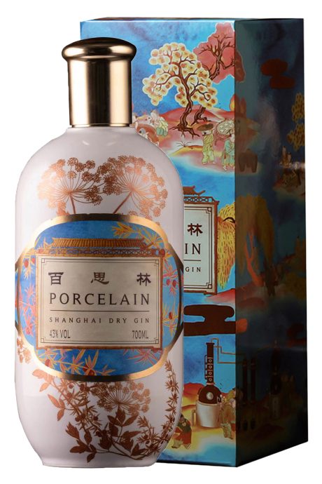 Gin Shangai Dry Porcelain Astucciato - Porcelain