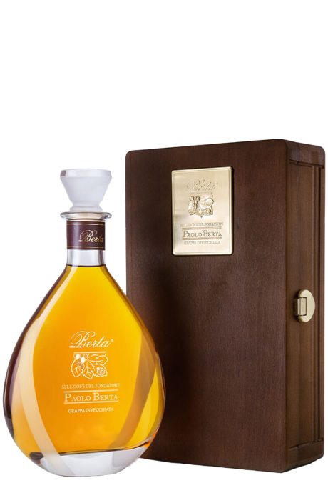 Grappa Selezione del Fondatore Paolo Berta Cofanetto Legno (Astucciato) - Distilleria Berta 70cl