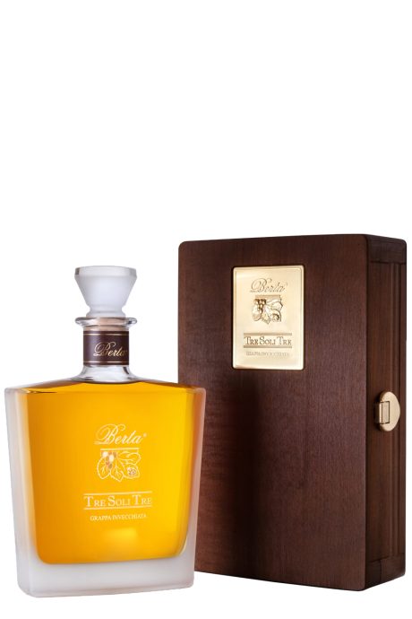 Grappa Tre Soli Tre Cofanetto Legno (Astucciato) - Distilleria Berta 70cl